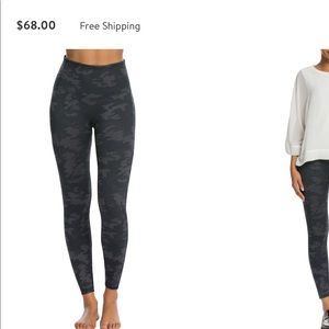 Spanx Seamless Legging Blue Camo